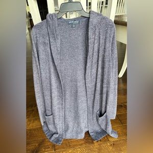 NWOT, Barefoot Dreams Cozychic lite hooded cardigan
